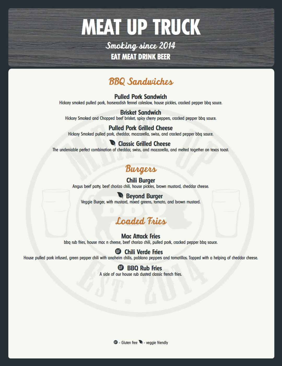 Meat Up BBQ Food Truck - Tustin Area Council of Fine Arts (TACFA)
